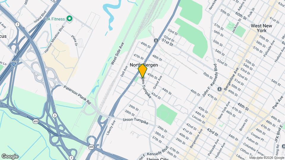 4319 Bergen Turnpike Map and Location Details