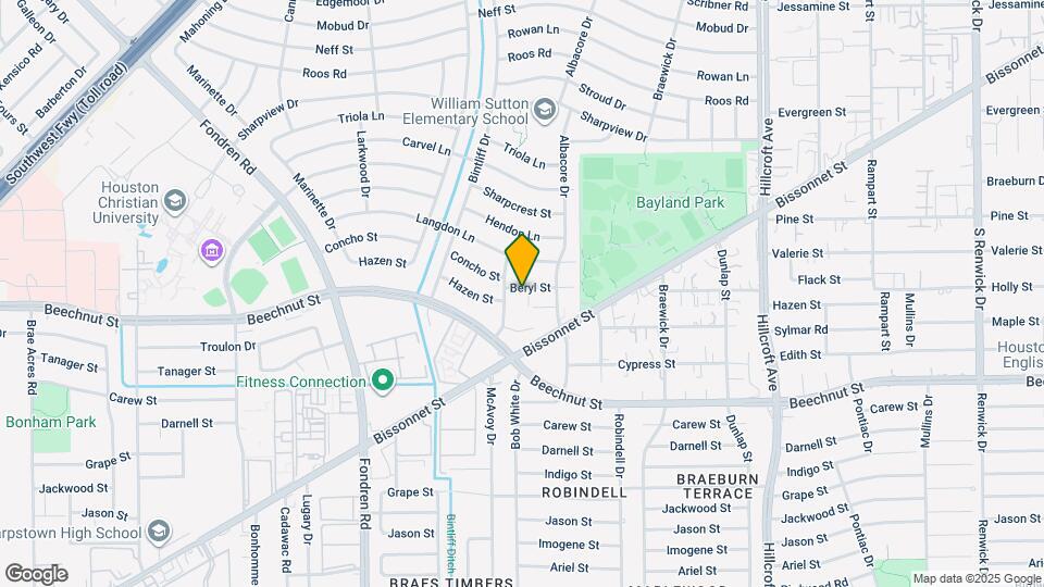 8102 Bob White Dr Mapa y Detalles de la Ubicación