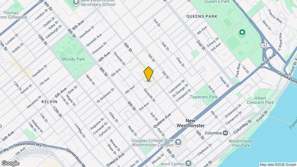 611 Blackford St Map and Location Details