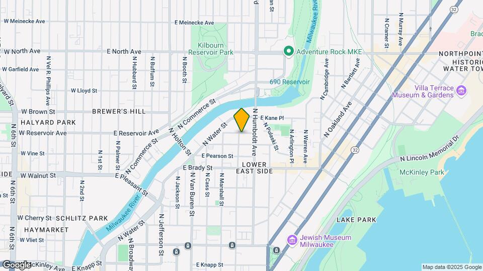 1824 N Astor St Map and Location Details