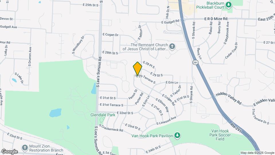 16421 E 29 Terrace S Map and Location Details