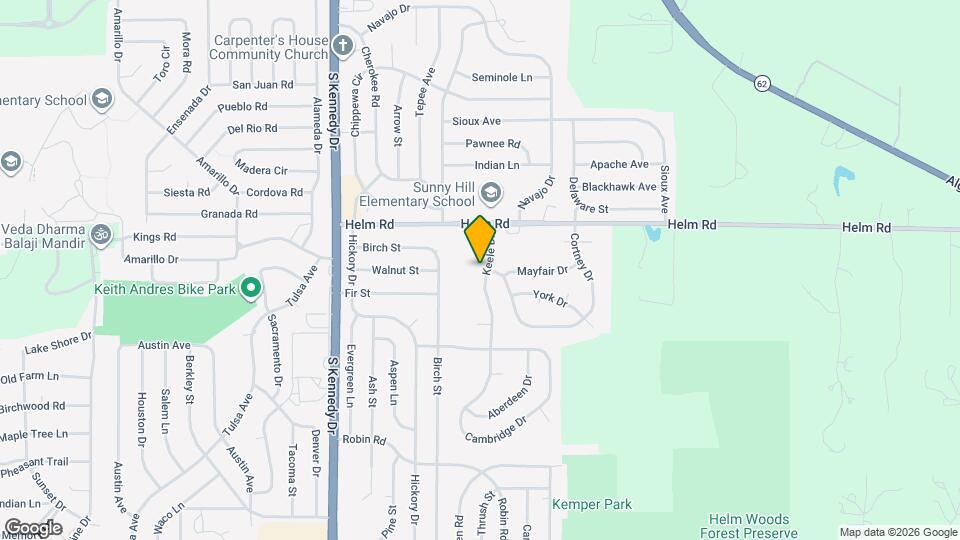 1409 Keele Dr Mapa y Detalles de la Ubicación