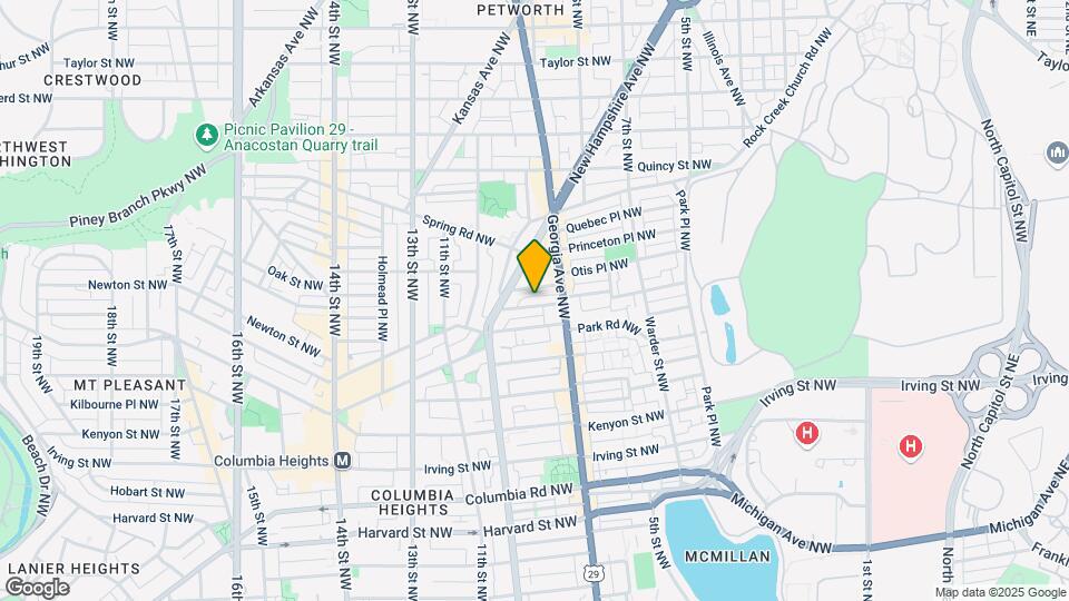 741 Newton Pl NW Map and Location Details