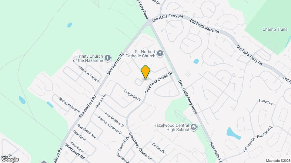 3558 Whispering Woods Dr Mapa y Detalles de la Ubicación