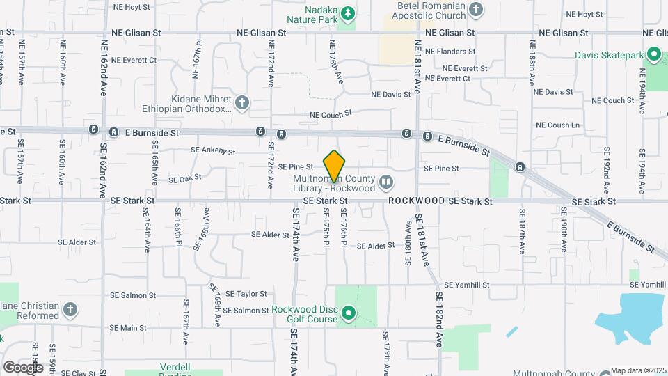17609 SE Stark St Map and Location Details