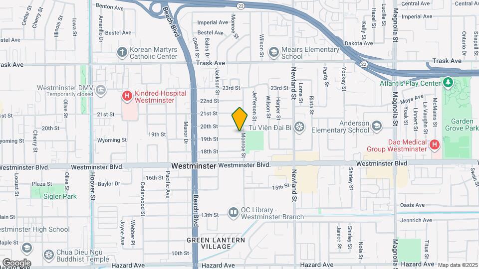 8219 19th St Map and Location Details