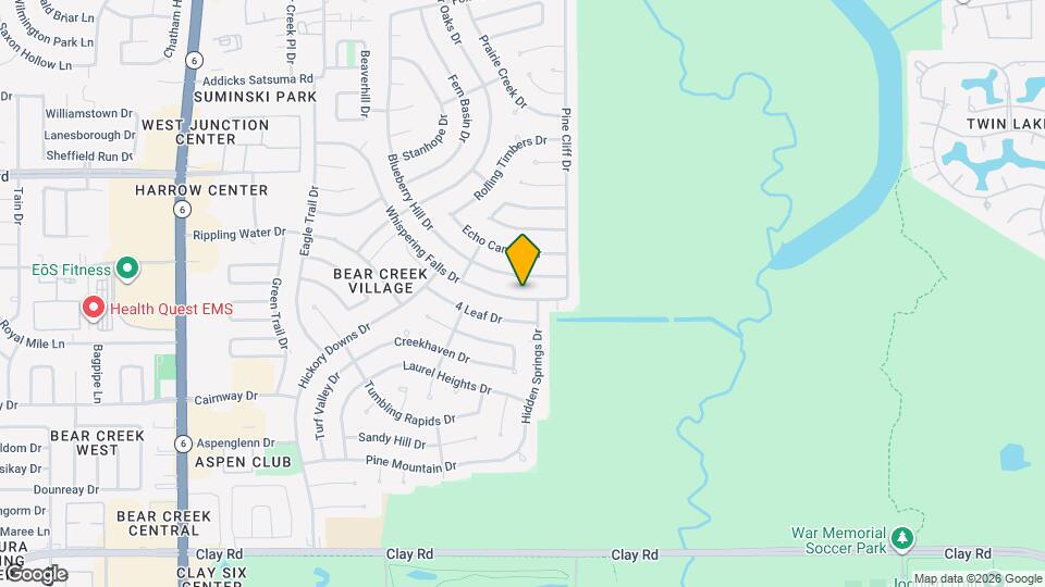 4738 Whispering Falls Dr Map and Location Details