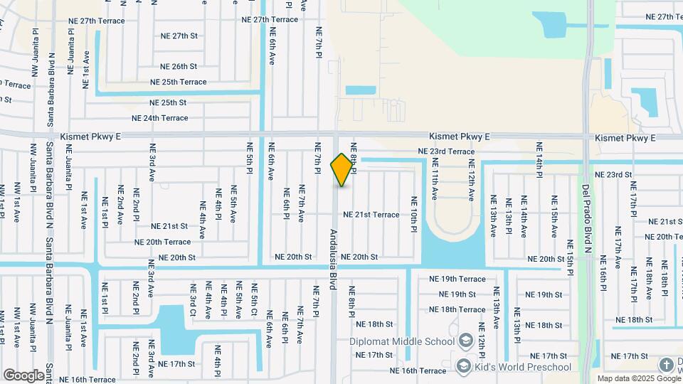 2205 Andalusia Blvd Map and Location Details