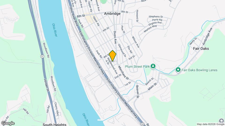 314 Maplewood Ave Mapa y Detalles de la Ubicación