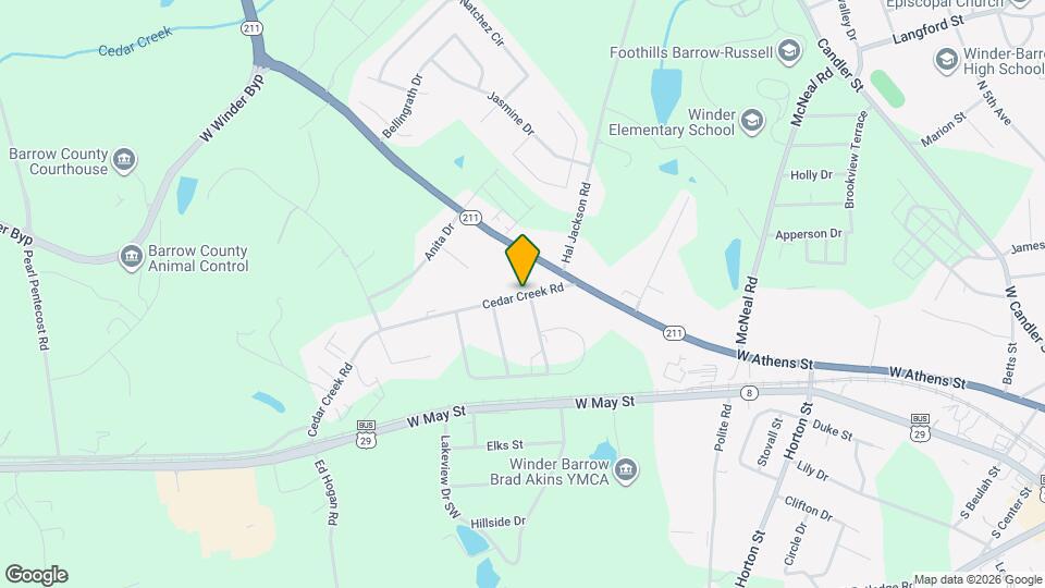 303 Cedar Creek Rd Map and Location Details