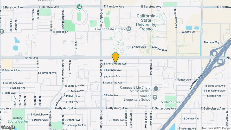 4420 E Sierra Madre Ave Mapa y Detalles de la Ubicación