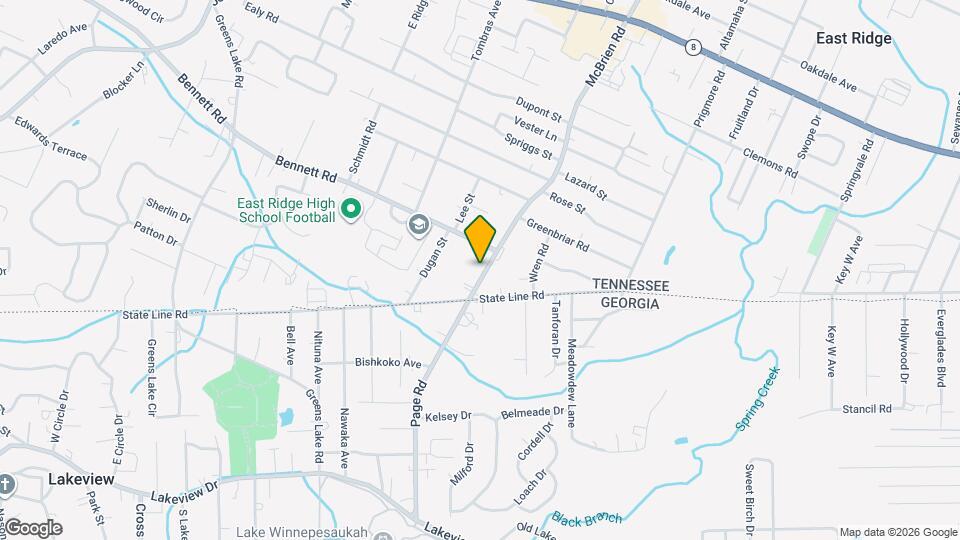 2103 McBrien Rd Mapa y Detalles de la Ubicación