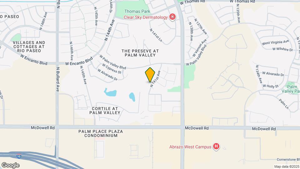 2016 N 141st Ave Map and Location Details