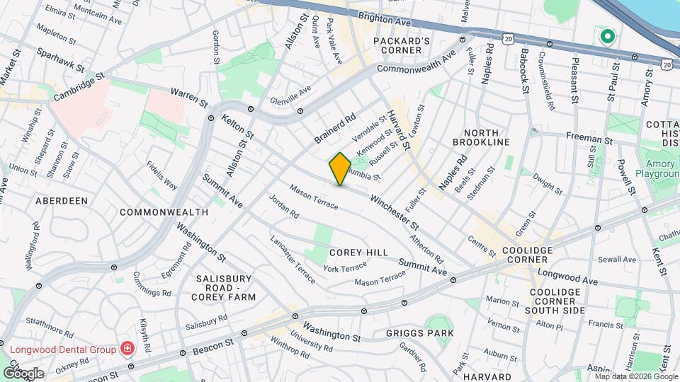 206 Winchester St Map and Location Details