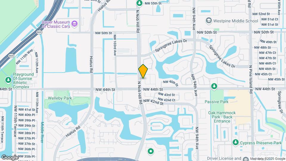 4437 NW 99th Way Map and Location Details