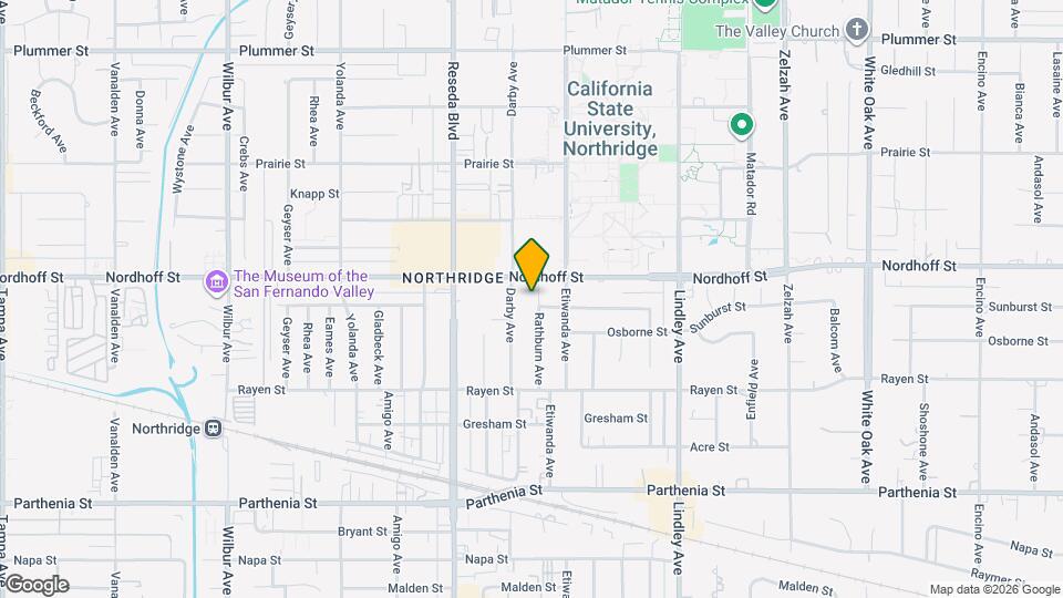 9035 Rathburn Ave Mapa y Detalles de la Ubicación