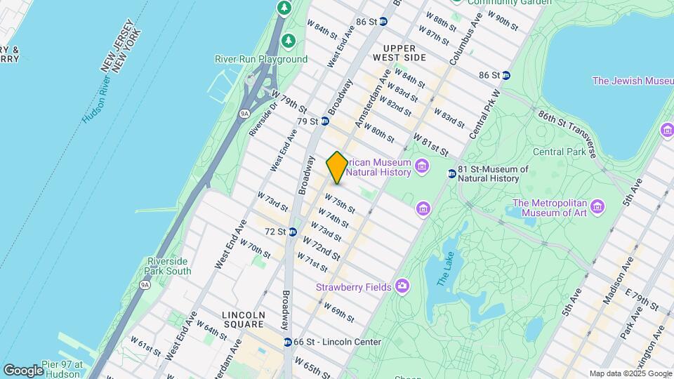 170 W 76th St Mapa y Detalles de la Ubicación
