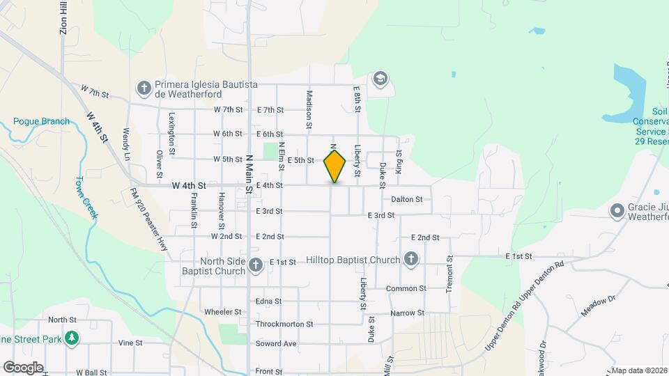 1220 N Rusk St Map and Location Details