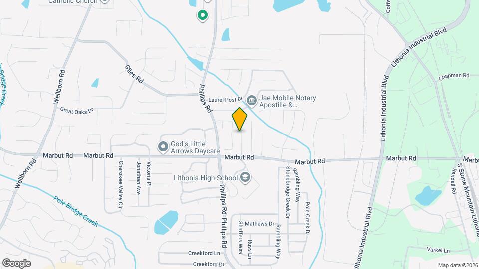 2071 W Morgan's Bluff Ct Map and Location Details