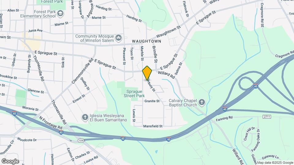 2334 Waterbury St Map and Location Details