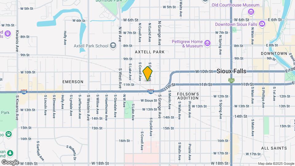 235 S Euclid Ave Map and Location Details