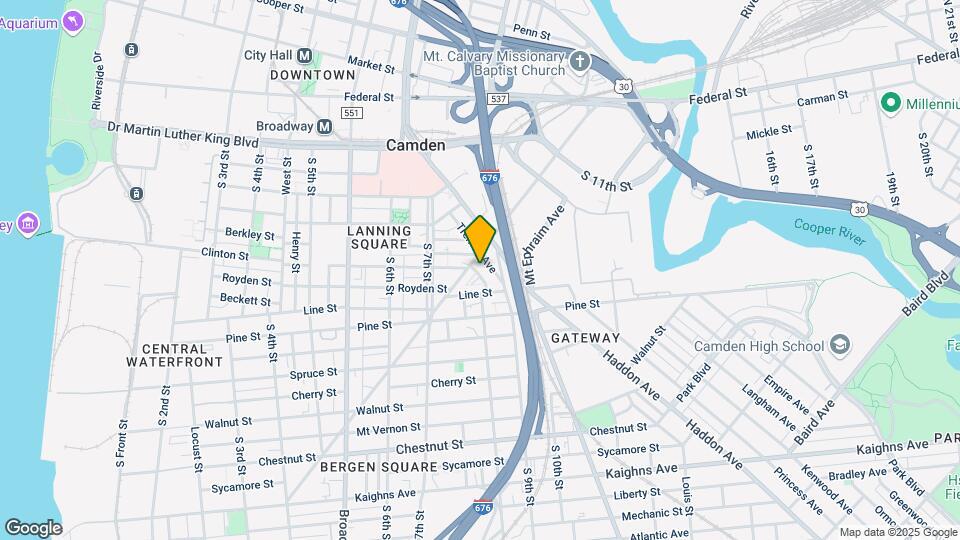 516 S 8th St, Unit 516B Map and Location Details