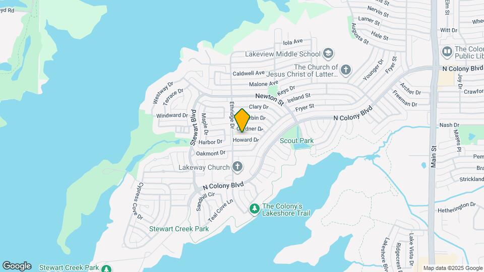 4112 Howard Dr Map and Location Details