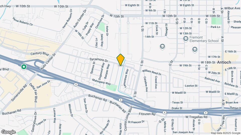 2105-2213 Manzanita Way Map and Location Details