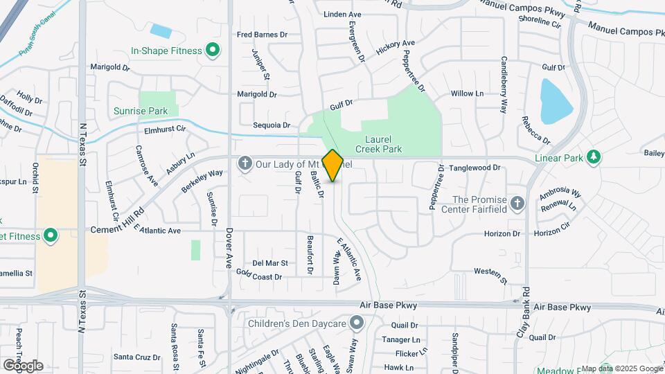 893 Deerfield Pl Map and Location Details
