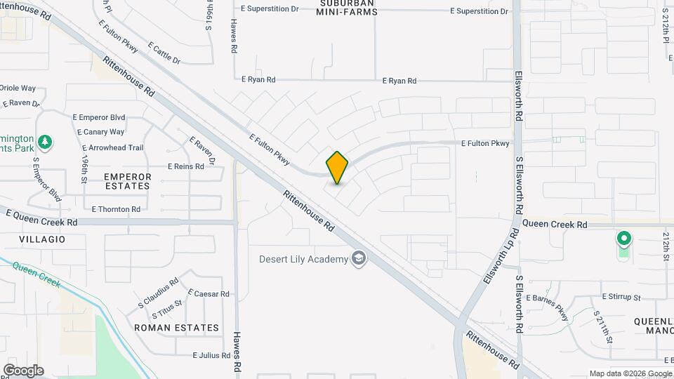 20298 E Arrowhead Trail Map and Location Details