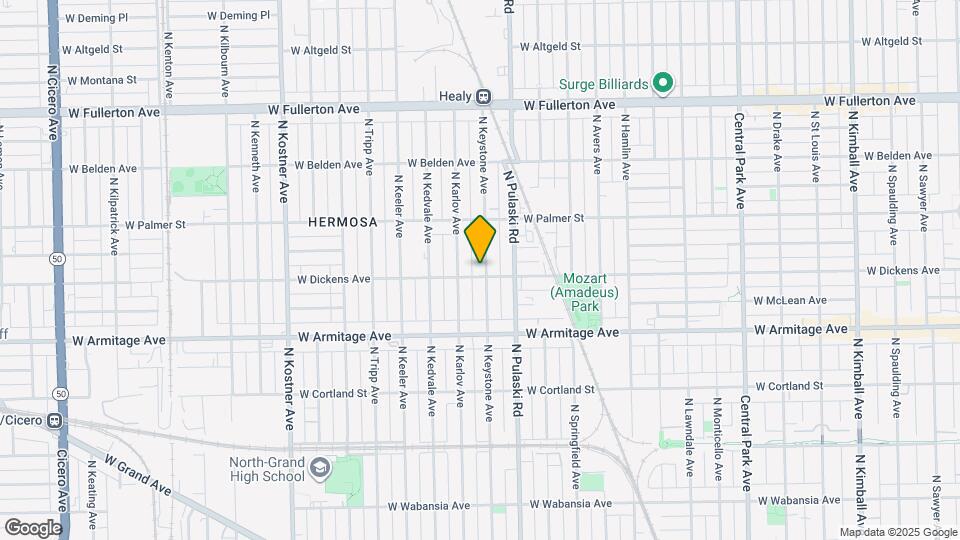 4040 W Dickens Ave Map and Location Details