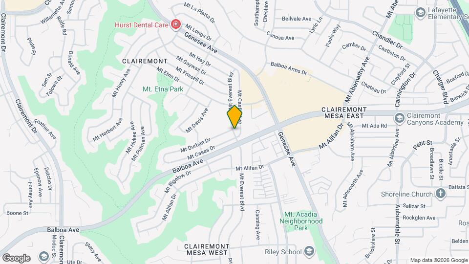 4243 Mount Everest Blvd Mapa y Detalles de la Ubicación