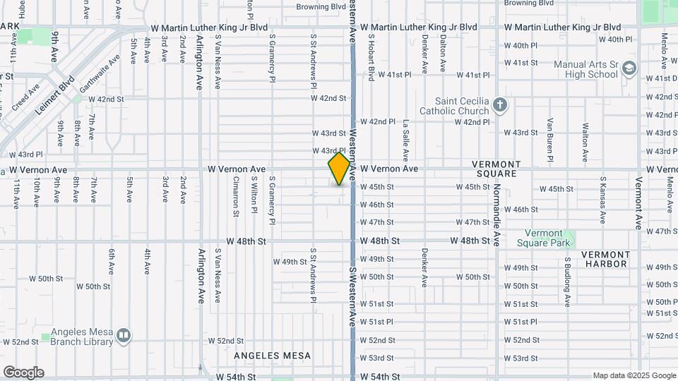 1724 1/2-1724 1/2 W 45th St Map and Location Details