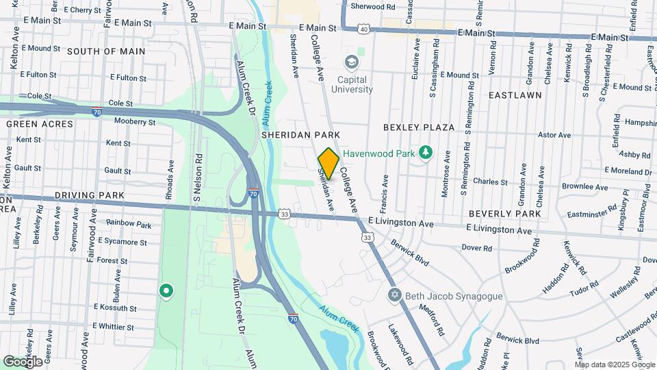 916 Sheridan Ave Map and Location Details