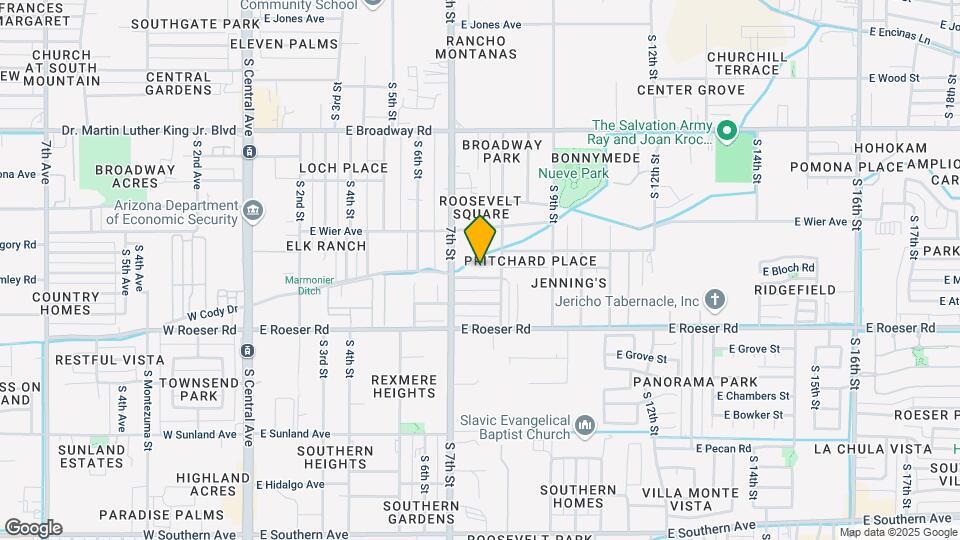 726 E Mobile Ln Map and Location Details