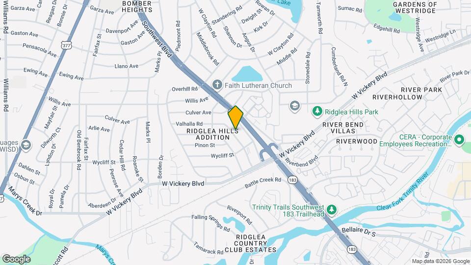 6920 Valhalla Rd Map and Location Details
