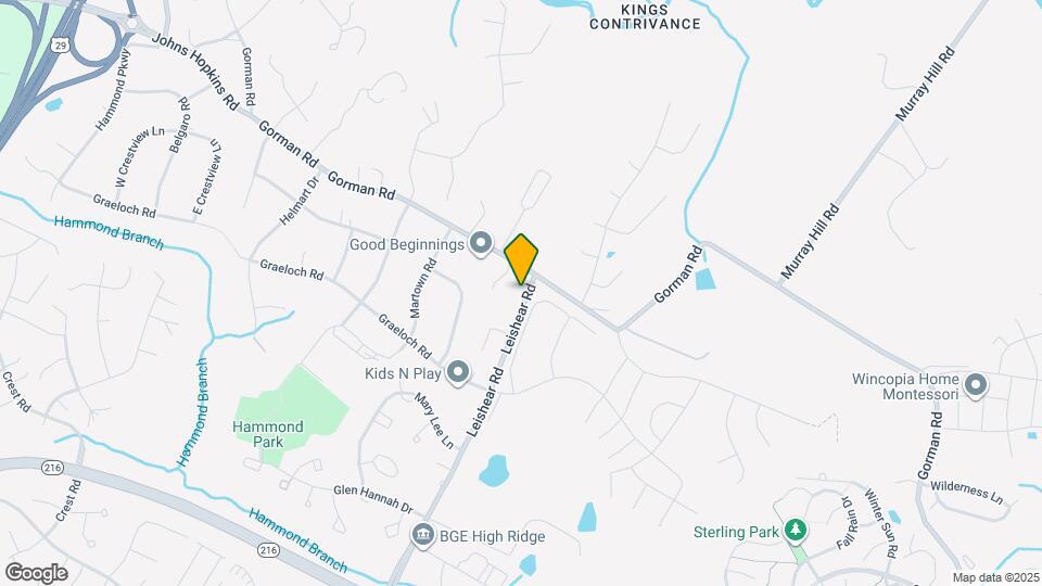 8040 Leishear Rd Map and Location Details