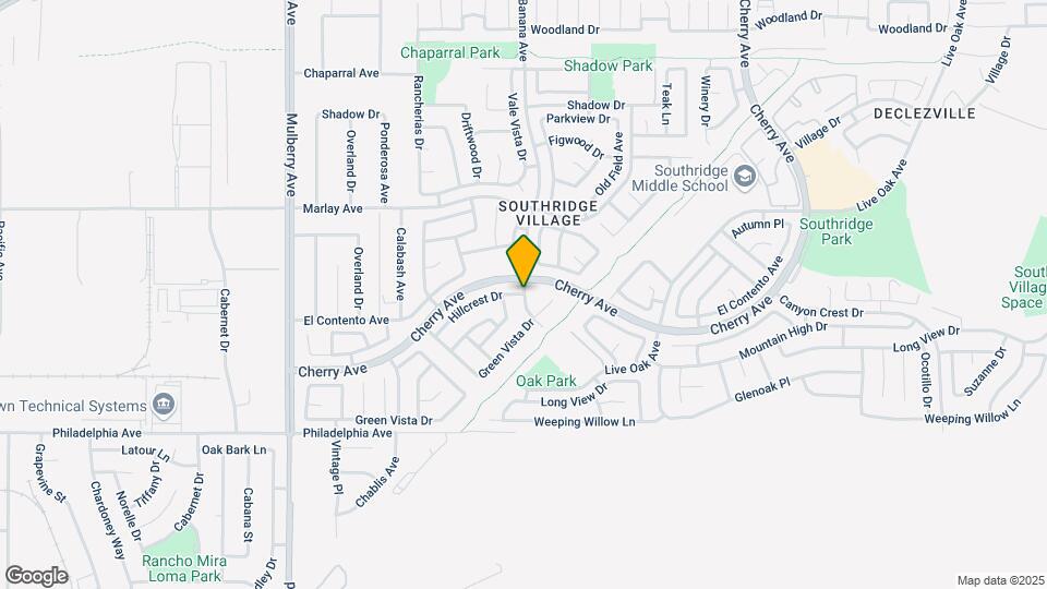 4269 Hillcrest Dr Map and Location Details