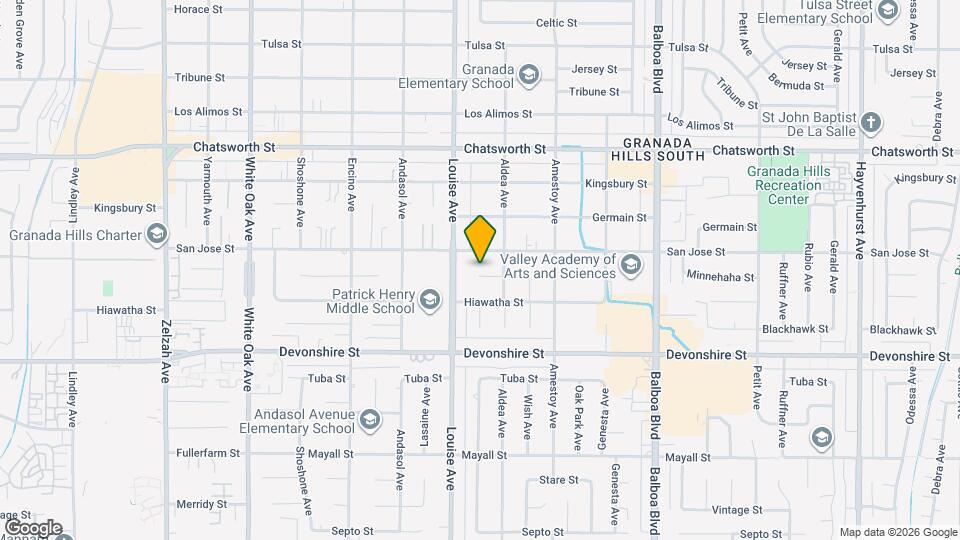 17227 Minnehaha St Map and Location Details