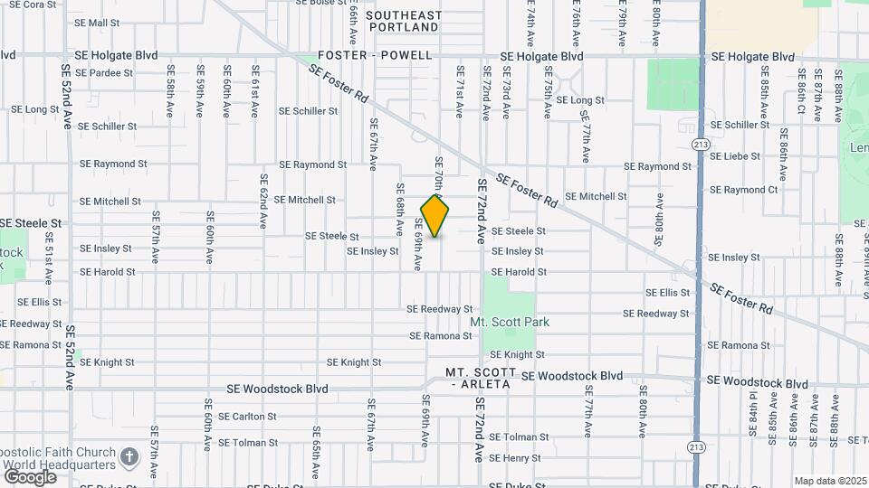 5329 SE 70th Ave Map and Location Details