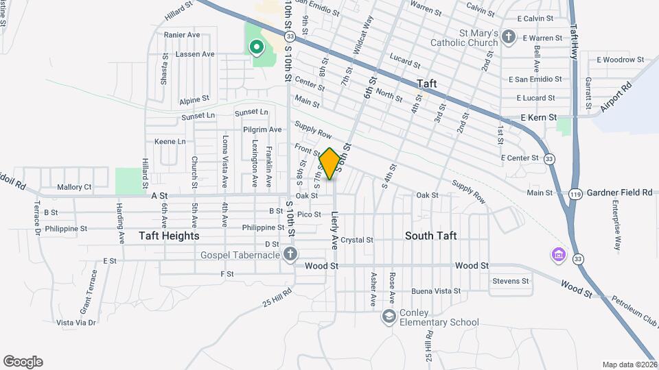405 S 6th St Map and Location Details