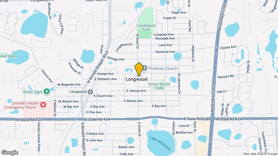 505 E Palmetto Ave Map and Location Details