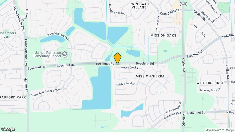 18318 Mossy Creek Ln Map and Location Details