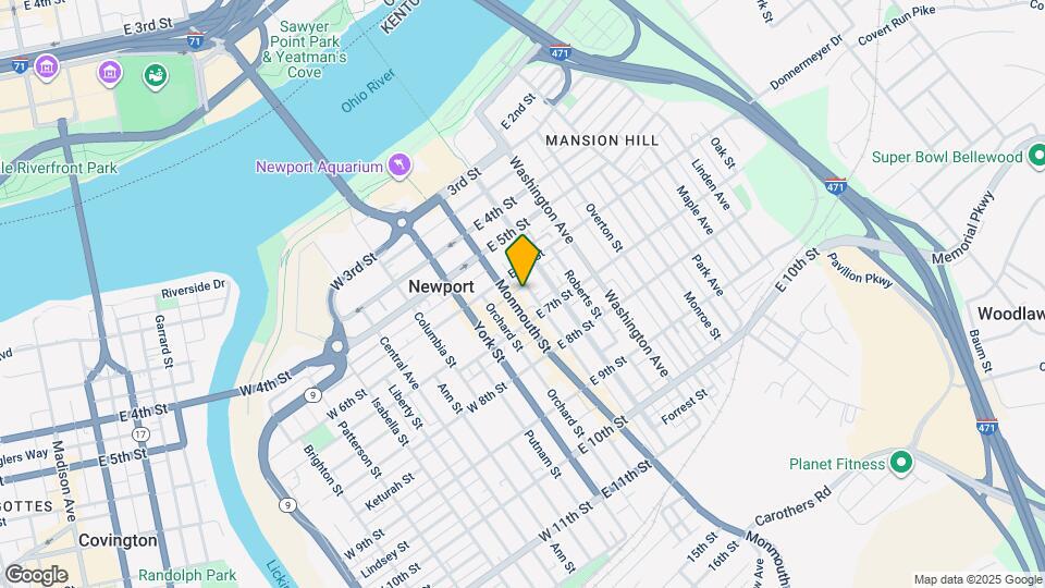 621 Monmouth St, Unit 2 Mapa y Detalles de la Ubicación