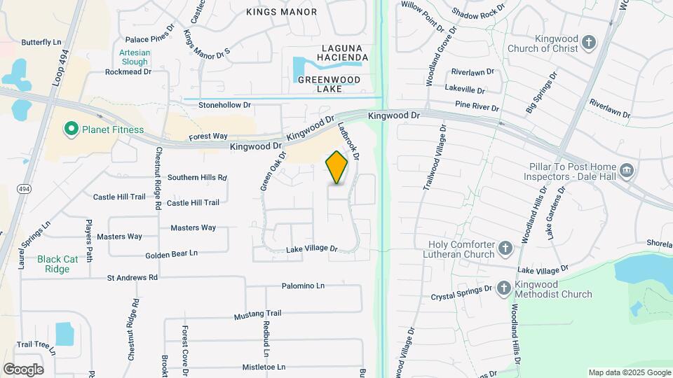 1722 Red Oak Terrace Map and Location Details