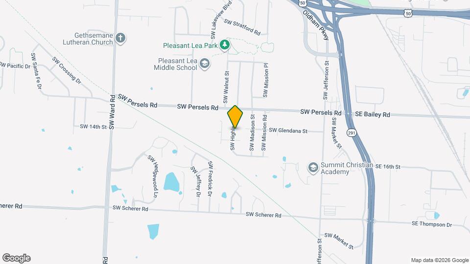 1433 SW Highland Dr Map and Location Details