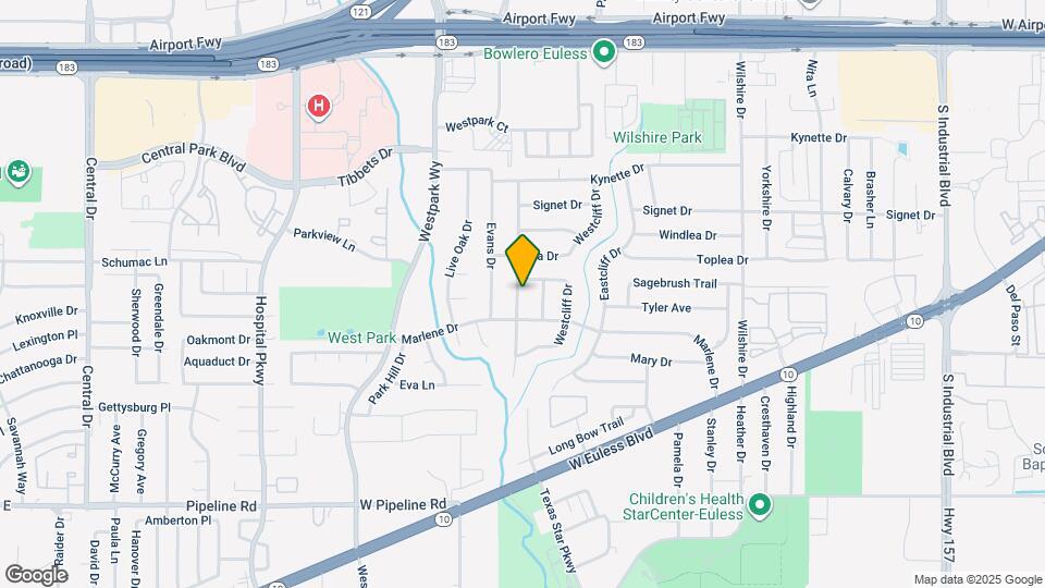 609 Canyon Ridge Dr Map and Location Details