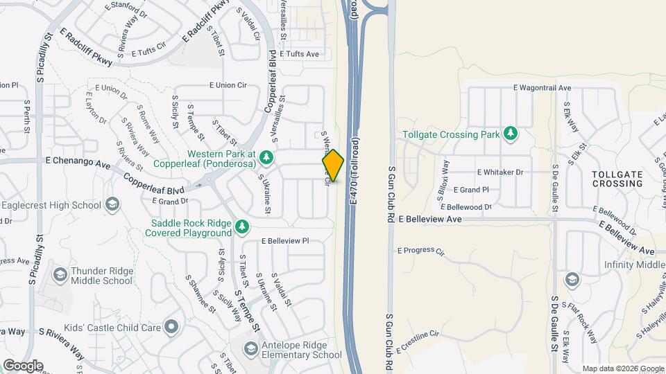 4988 S Wenatchee Cir Map and Location Details