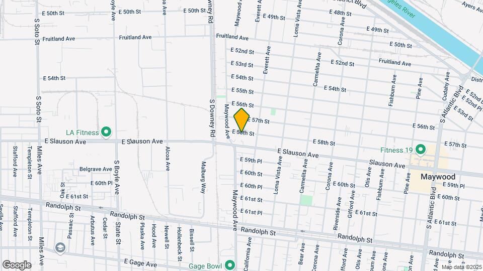 3532 E 58th St Map and Location Details