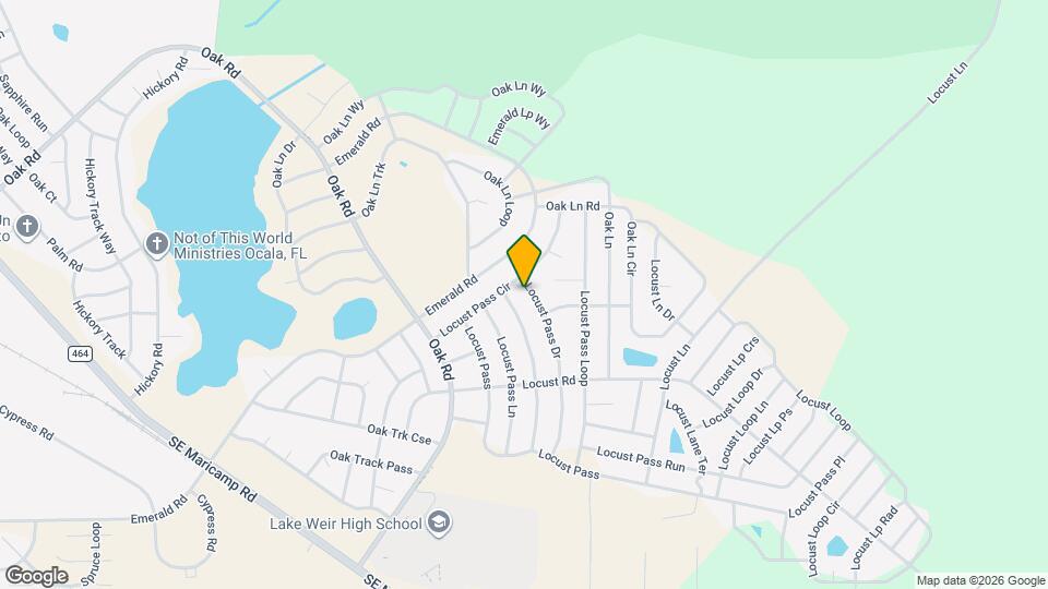 208 Locust Pass Dr Map and Location Details